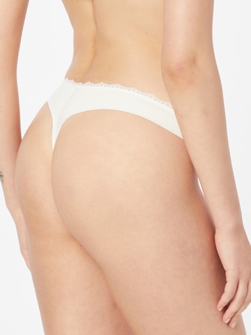 Calvin Klein Tanga – bílá