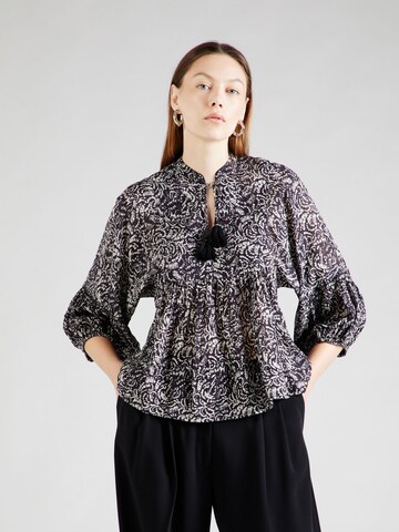 Vanessa Bruno Blouse 'BALTIK' in Zwart: voorkant