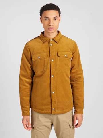 Vintage Industries Демисезонная куртка 'Steven' в Оранжевый: спереди