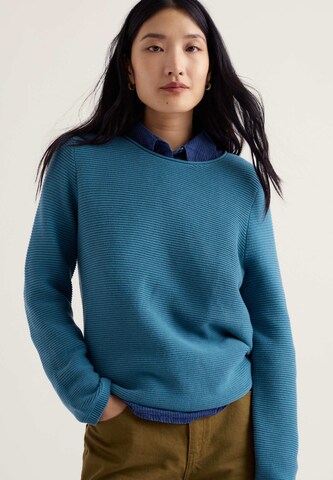 Pullover 'Makers' di Seasalt Cornwall in blu: frontale