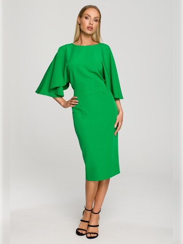 made of emotion - Vestido en verde: frente