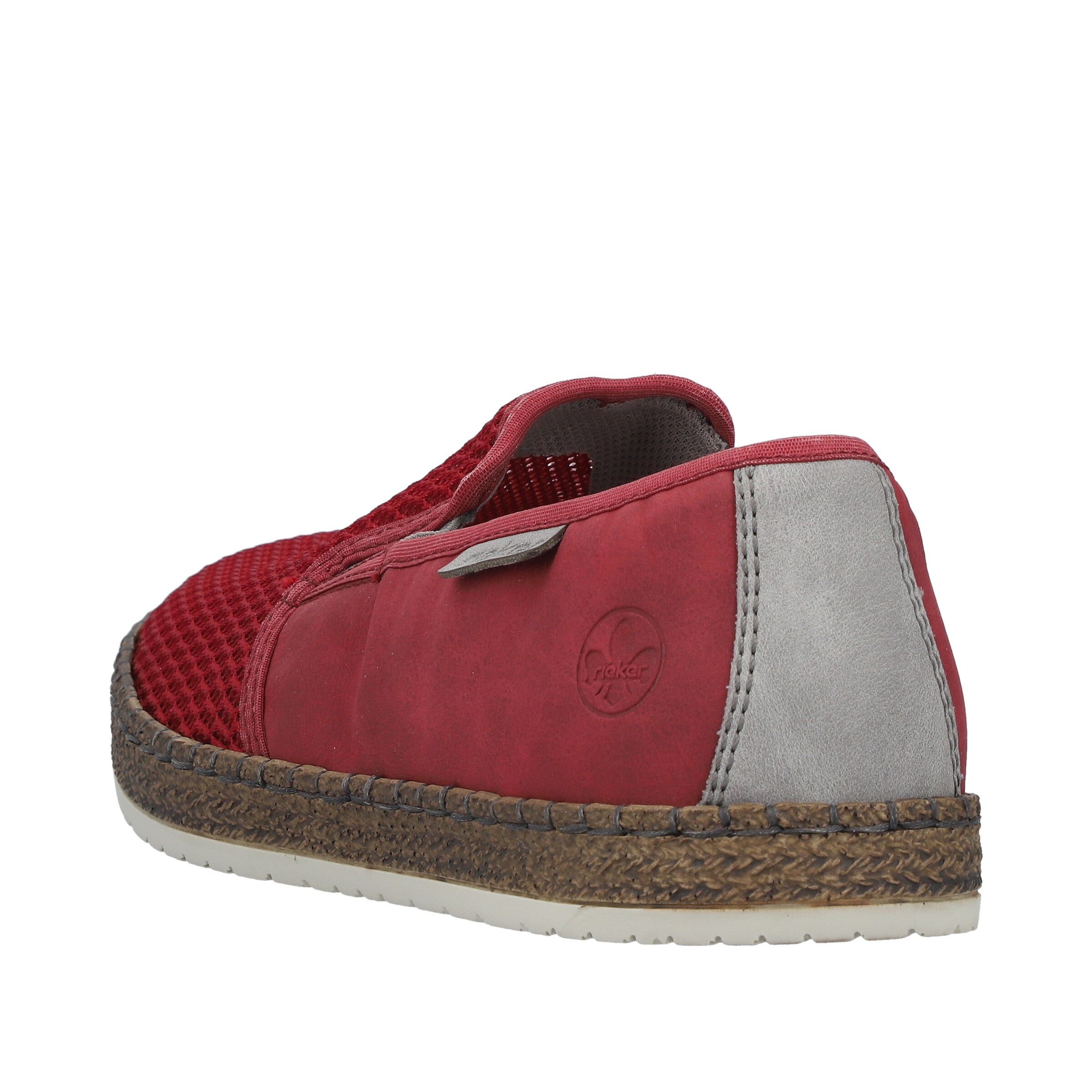 Chaussure basse 'B5265' Rieker en rouge