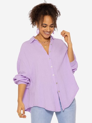 SASSYCLASSY Bluse i lilla