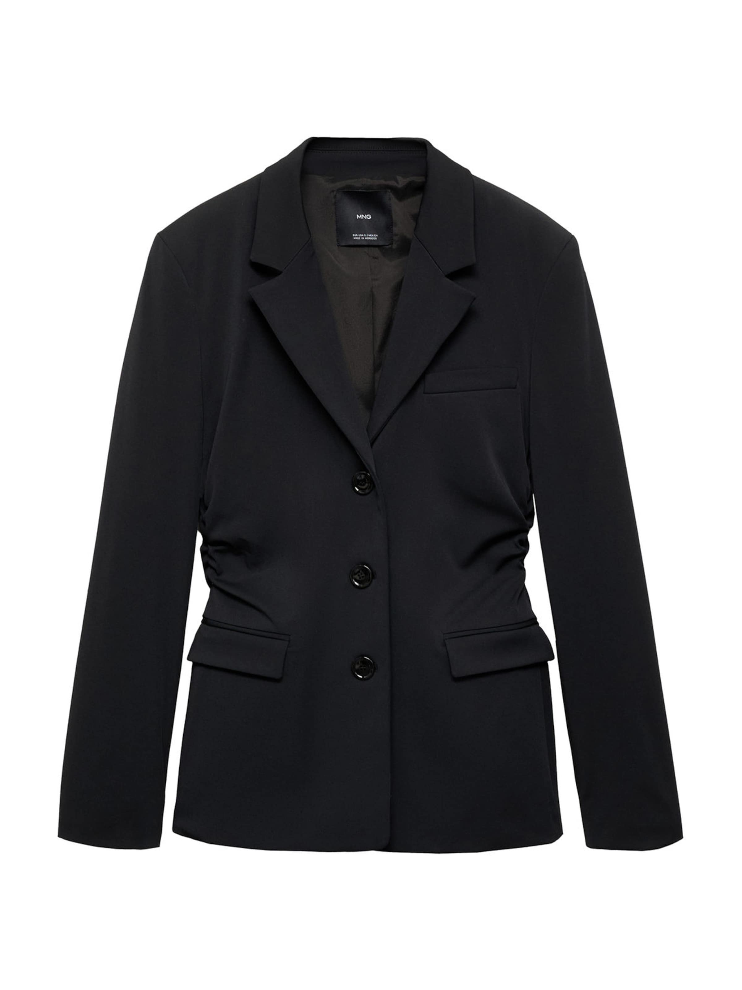 MANGO Blazer 'Ka' in Black: front