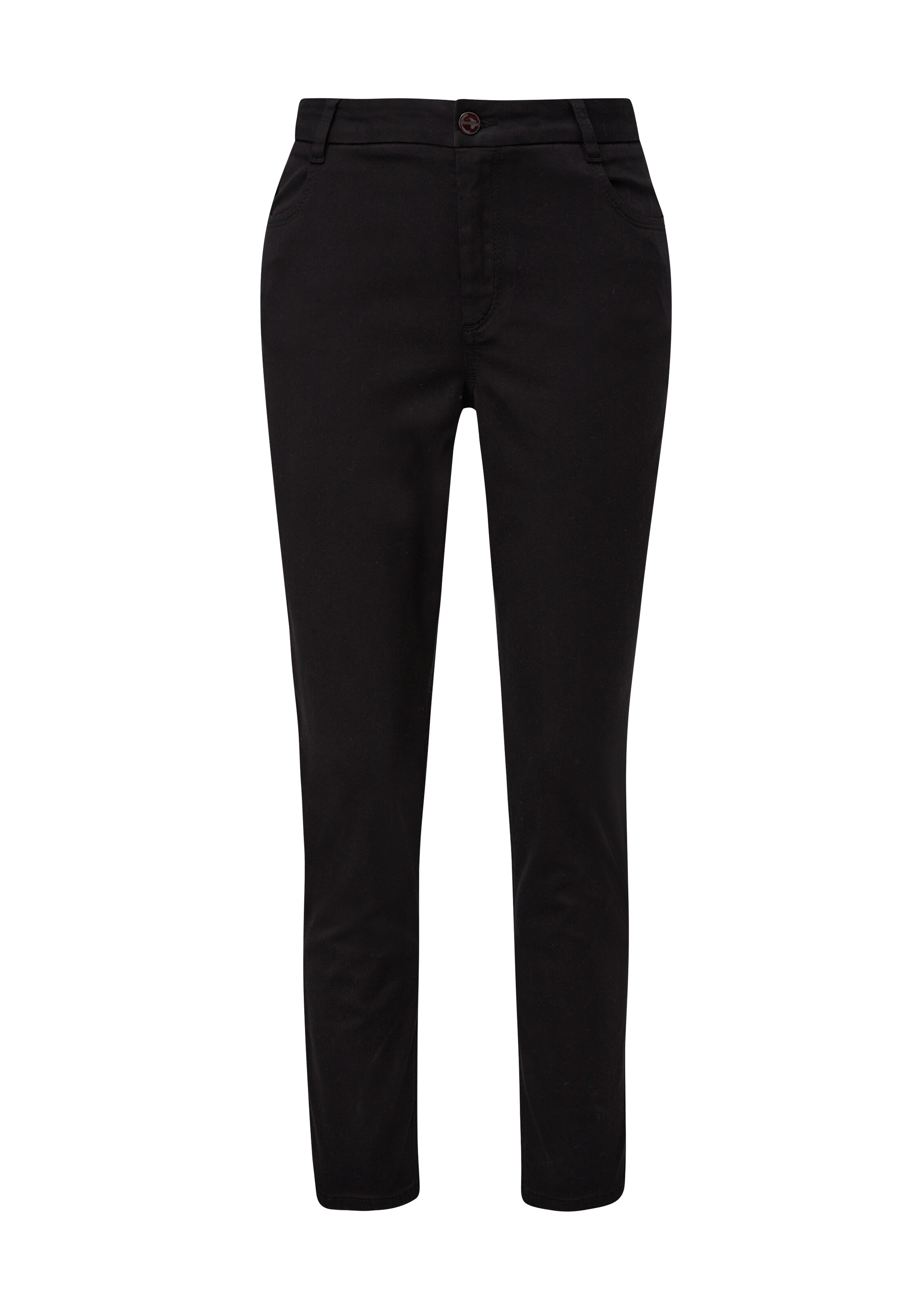 Regular Pantalon COMMA en noir : devant
