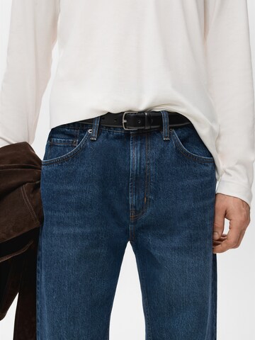 MANGO MAN Regular Farkut 'Moby' värissä sininen