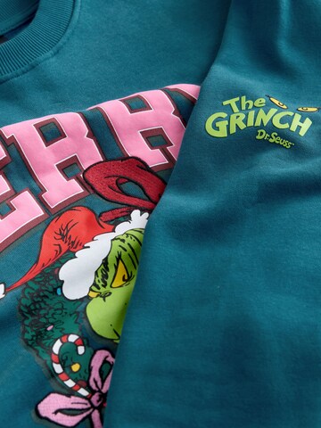 Next - Sudadera 'The Grinch Official License Fun Wreath Bow Christmas' en verde