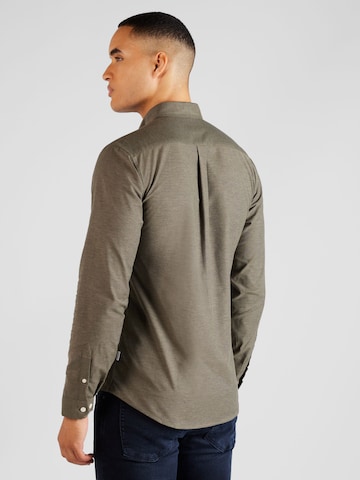 Coupe slim Chemise business Lindbergh en vert