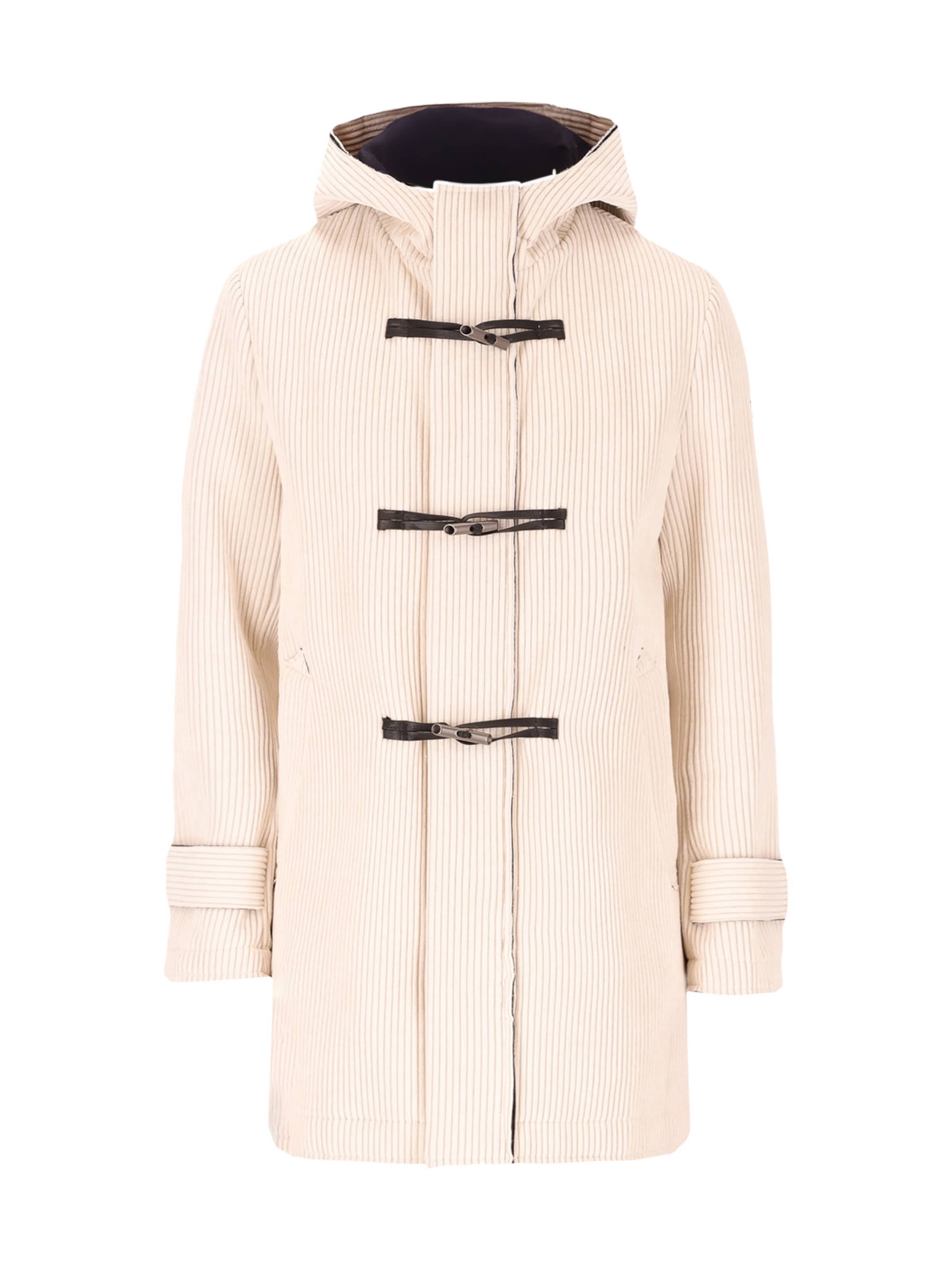 Distretto12 Tussenjas 'Montgomery Melk' in Beige: voorkant