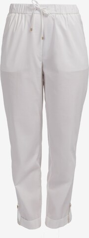 HELMIDGE Tapered Broek in Wit: voorkant