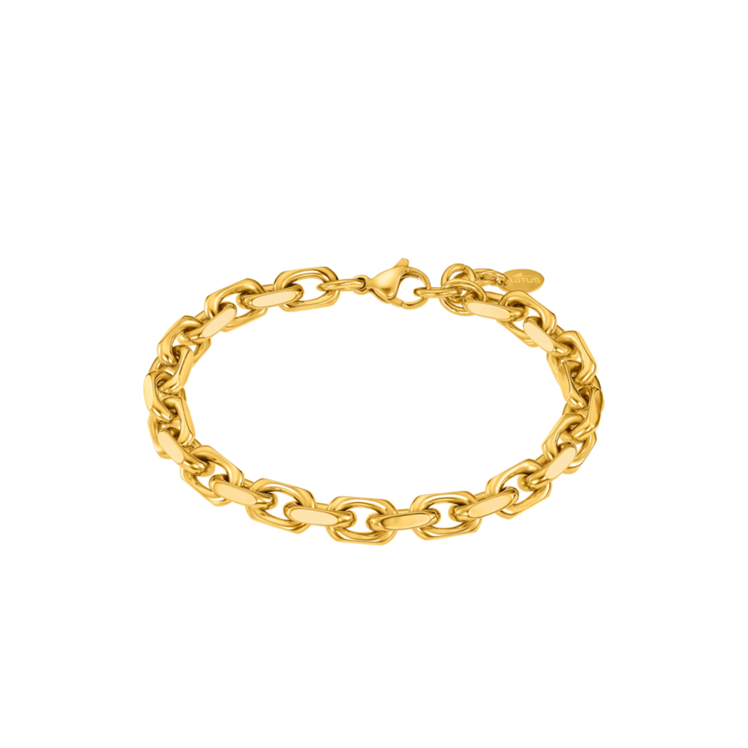Lotus Uhr in Gold