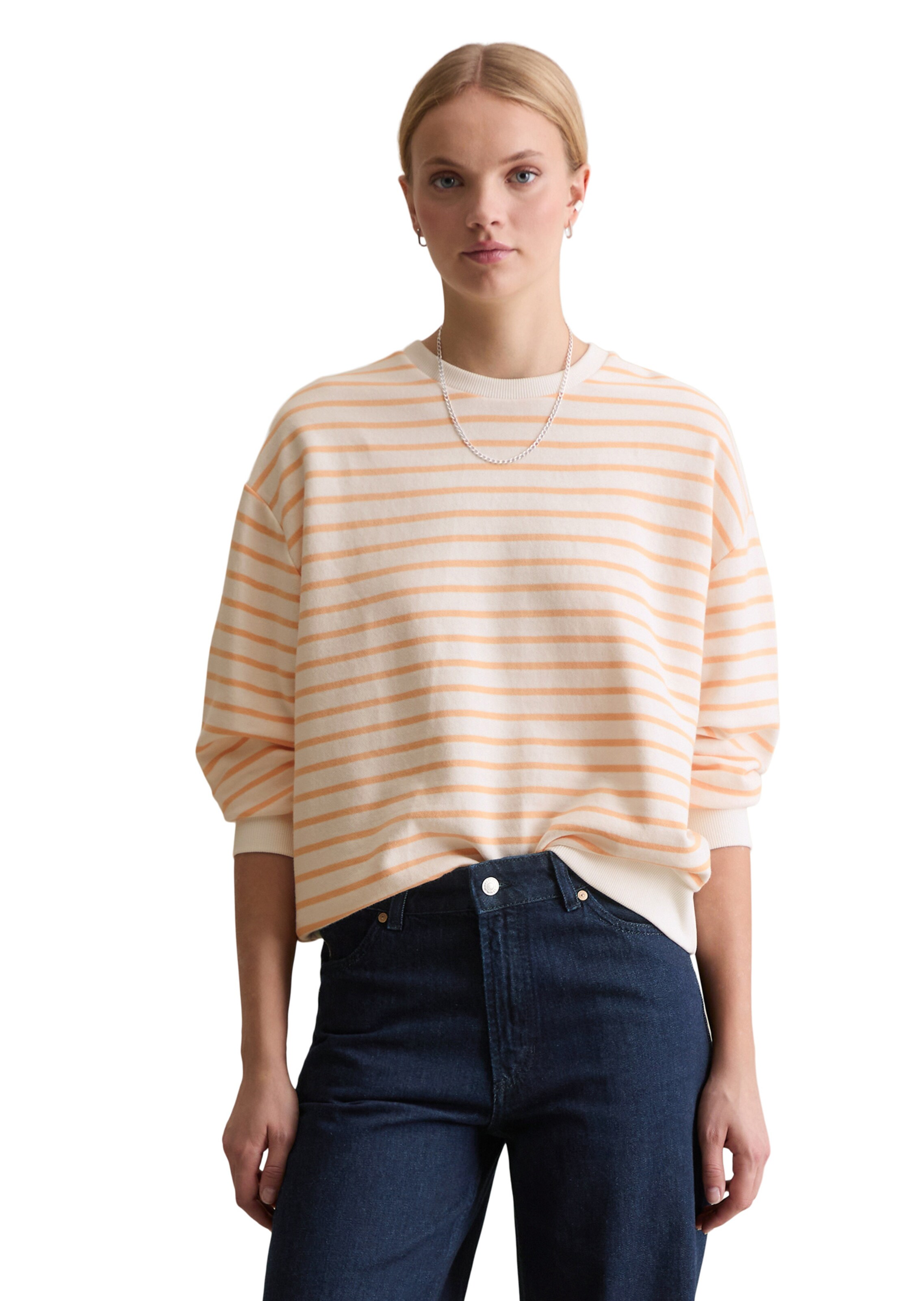 Marc O'Polo DENIM Свитшот в Оранжевый: спереди