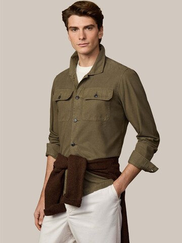 Veste mi-saison 'Heritage Twill' Hackett London en vert