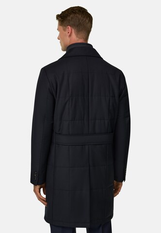Boggi Milano Between-seasons coat in Blue