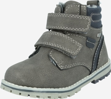 Bottes TOM TAILOR en gris : devant