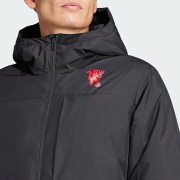 ADIDAS SPORTSWEAR Athletic Jacket 'Manchester United Cultural Story' in Black