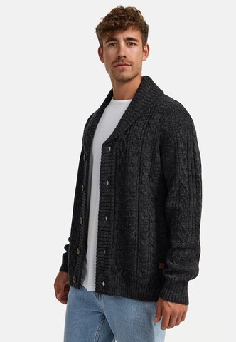 INDICODE JEANS Knit Cardigan in Black