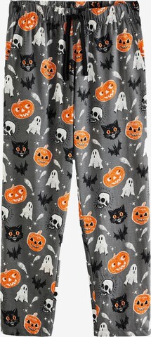 Next Панталон пижама в сиво: отпред