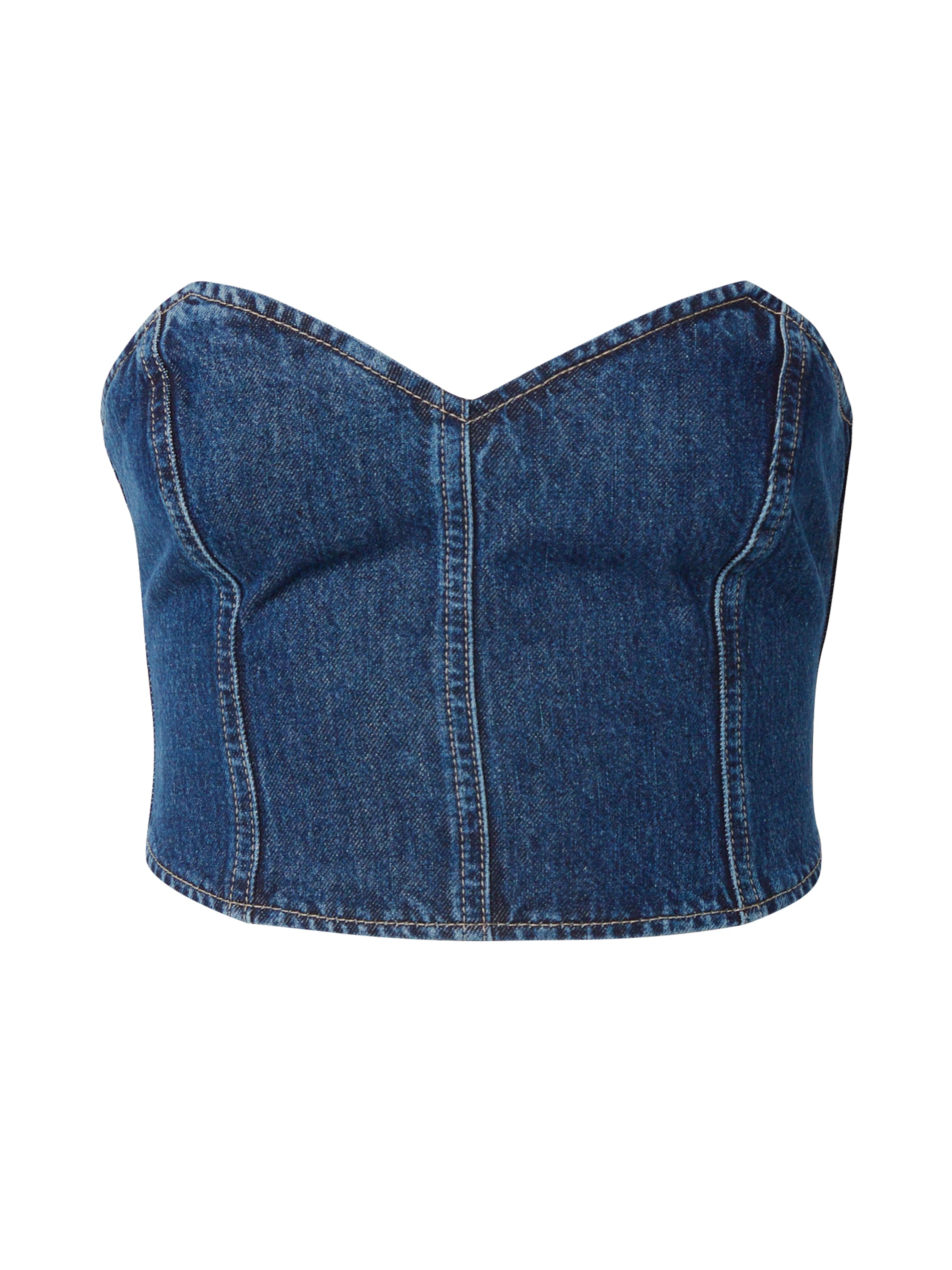 ABOUT YOU x Laura GiurcanuTop - plava boja: prednji dio