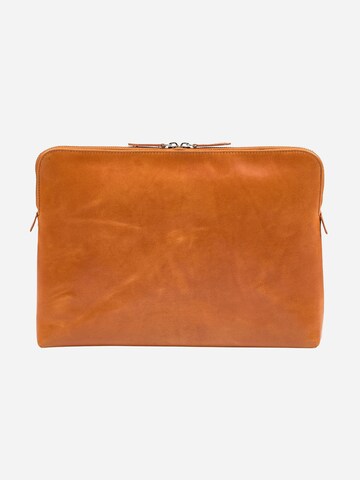 NEGOTIA Leather Laptop bag 'Mantle 14''' in Brown