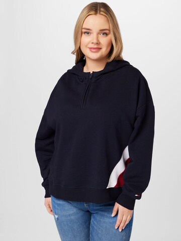 Tommy Hilfiger Curve Sweatshirt in Blau: Vorderseite