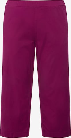 Ulla Popken Regular Broek in Rood: voorkant