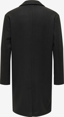 Palton de primăvară-toamnă 'Morgan' de la Only & Sons pe negru