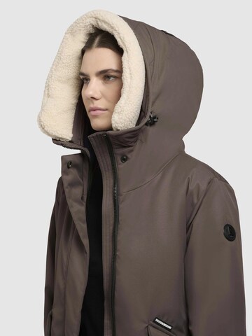 Cappotto funzionale ' Agneta-YM ' di khujo in grigio