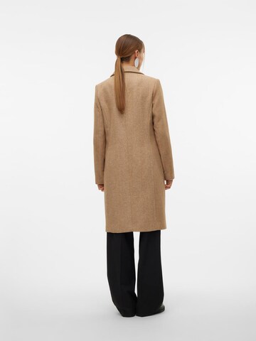 VERO MODA Between-Seasons Coat 'VMBlaza' in Brown