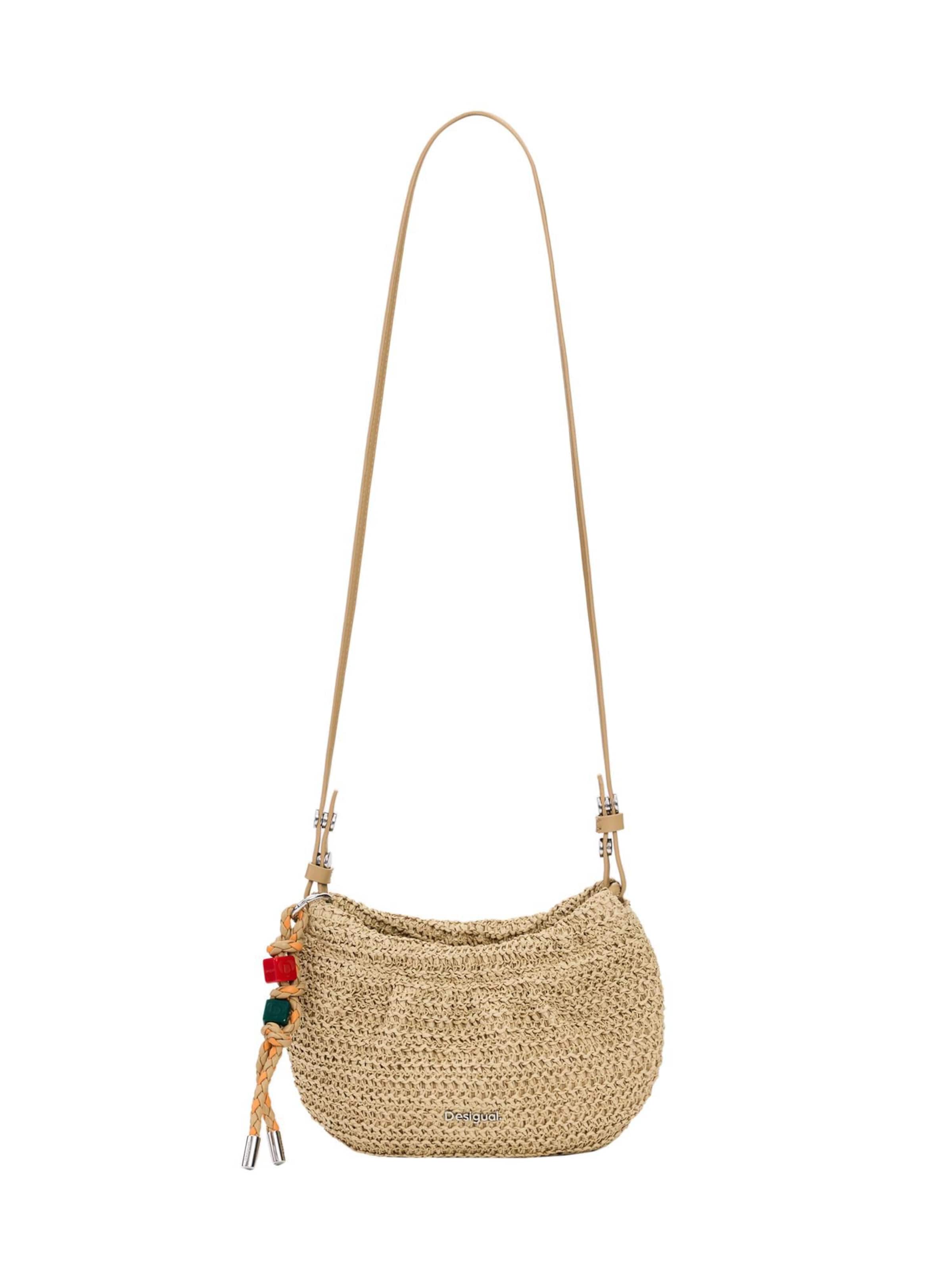 Desigual Τσάντα ώμου σε μπεζ: μπροστά