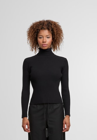 Urban Classics Trui in Zwart: voorkant