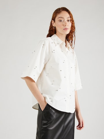 Copenhagen Muse Blouse 'RHINE' in Beige: front