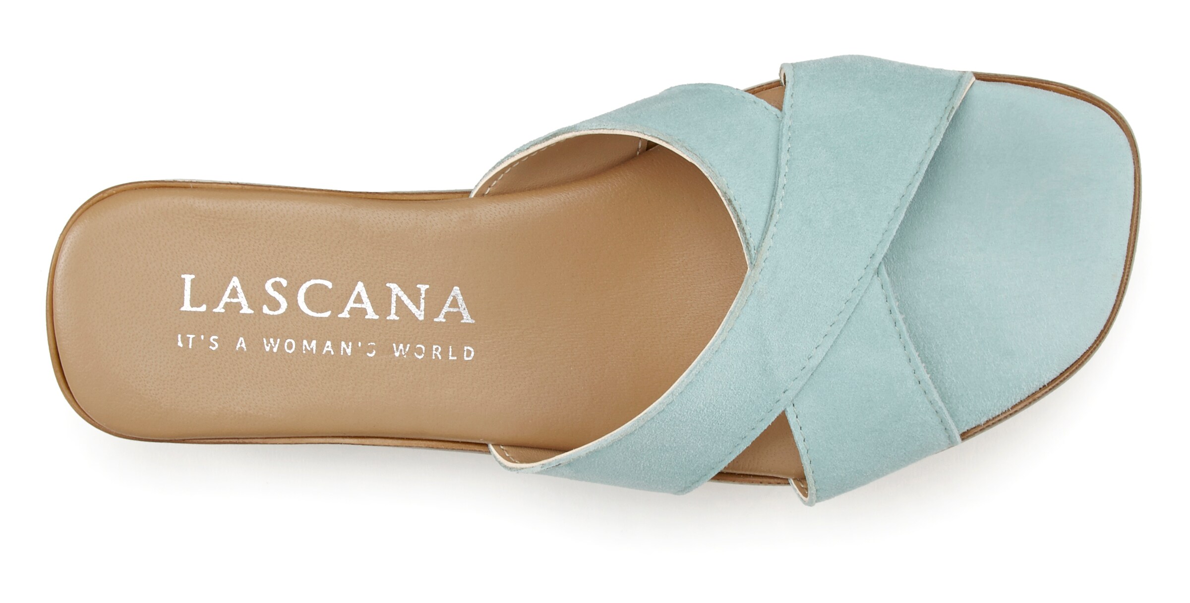 LASCANA Nizki natikači | modra barva