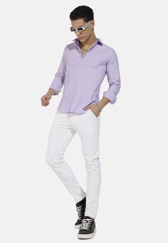 Campus Sutra - Ajuste regular Camisa 'Lane' en lila