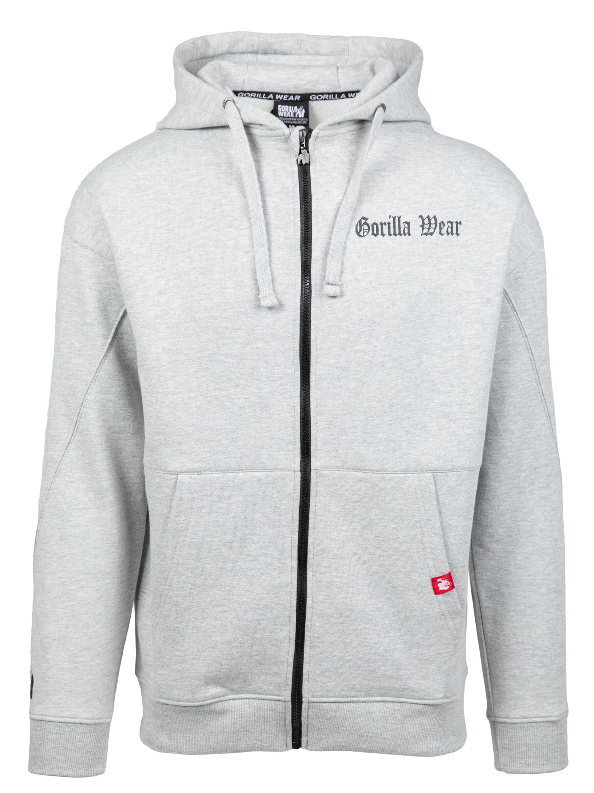 Sweat-shirt 'Utah' Gorilla Wear en gris : devant