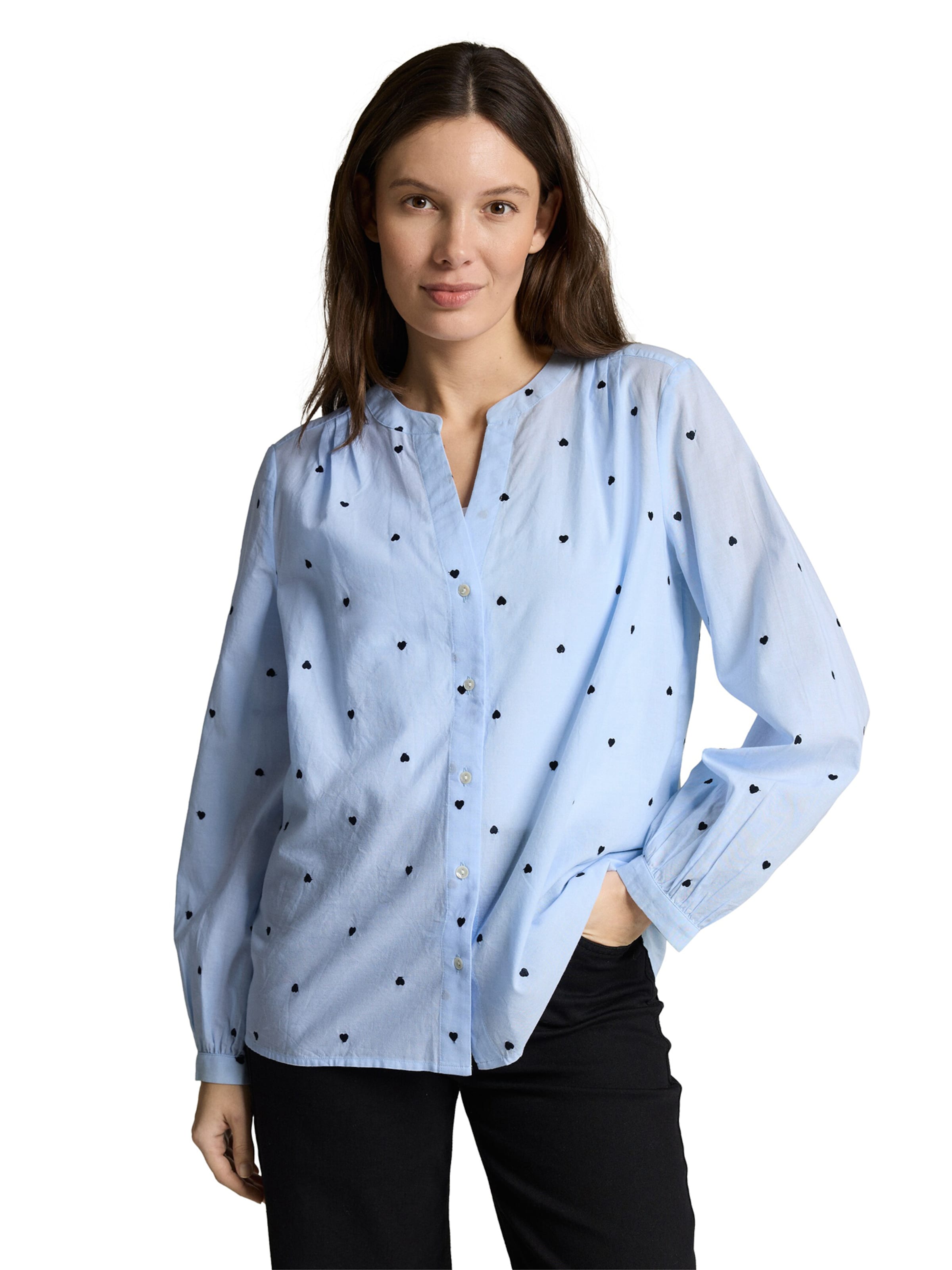 TOM TAILOR Bluse in Blau: Vorderseite