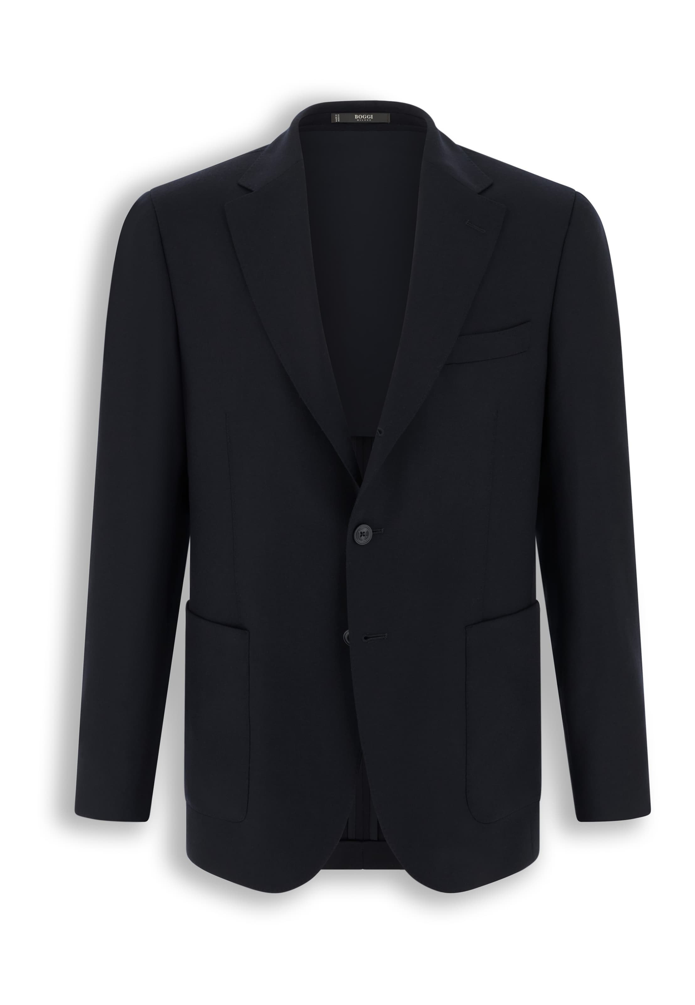 Boggi Milano Regular fit Colbert in Blauw: voorkant