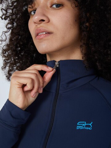 SPORTKIND Sportjacke 'Trainingsjacke'‌‌‌‌‌‌‌ in Blau