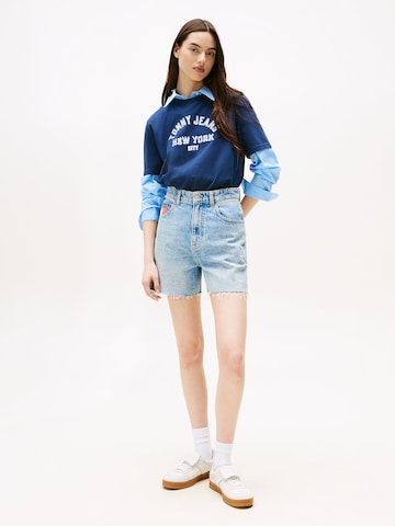 Tommy Jeans Shirt 'Varsity' in Blauw
