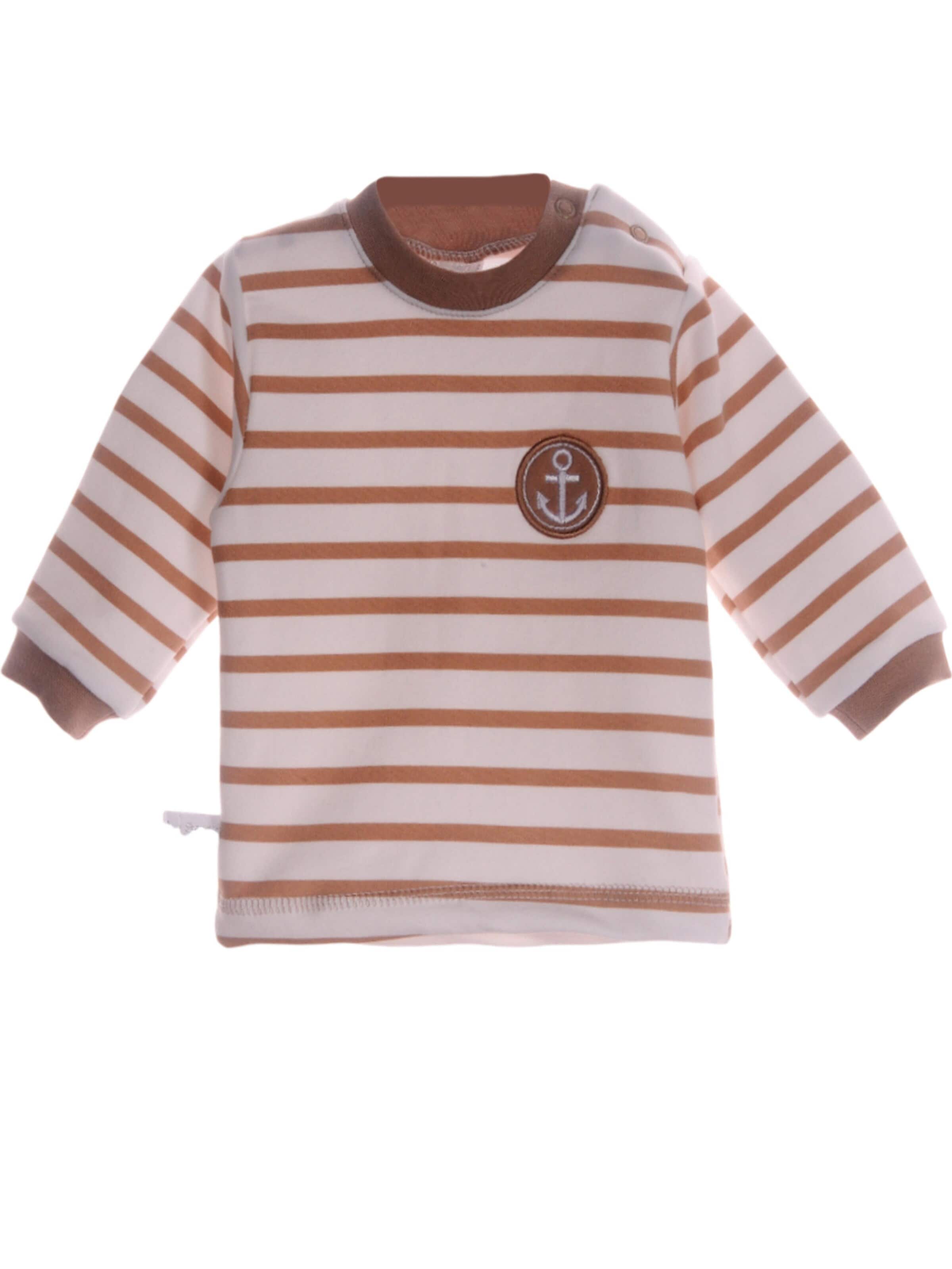 La Bortini Sweatshirt in Braun: Vorderseite