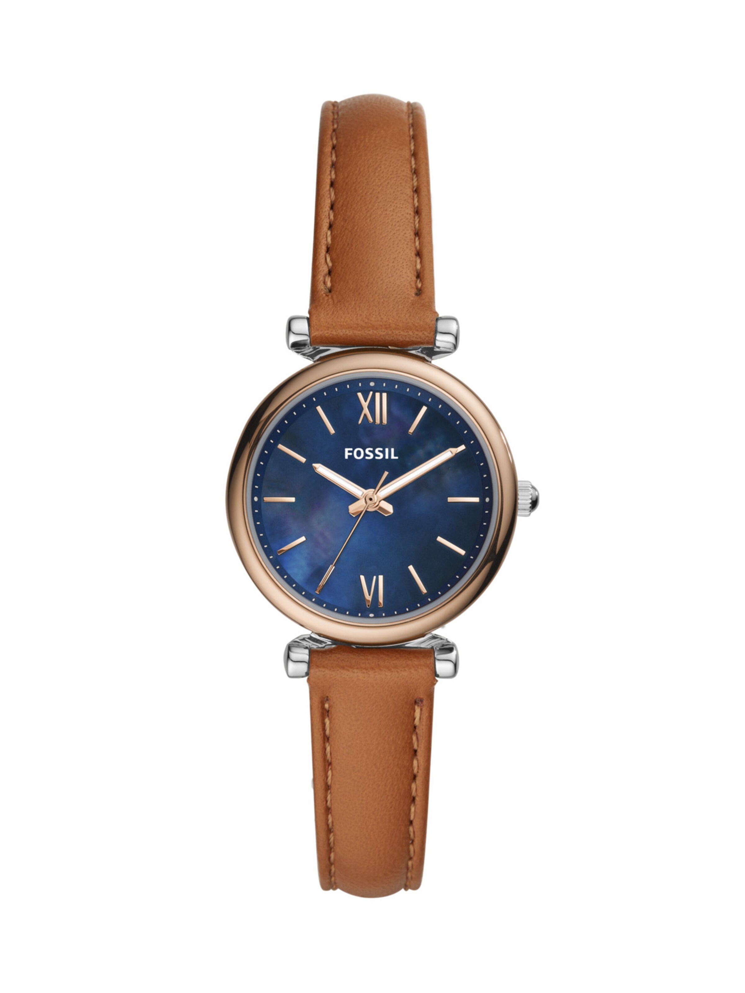 FOSSIL Uhr 'Carlie' in Braun