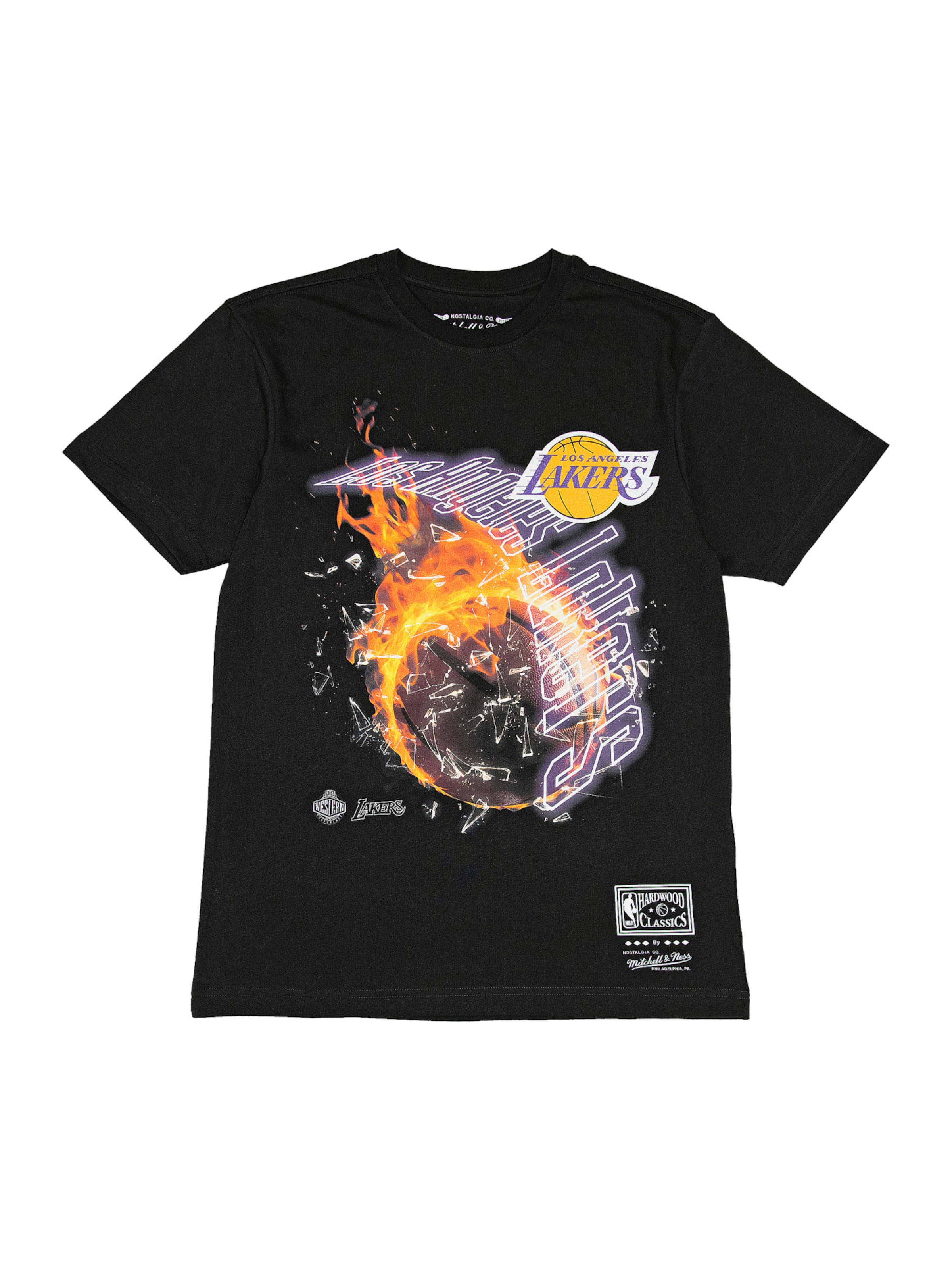 T-Shirt 'Los Angeles Lakers HWC Blaze' Mitchell & Ness en noir : devant