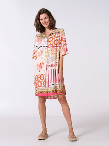 eve in paradise Shirt Dress 'Juliane' in Orange: front