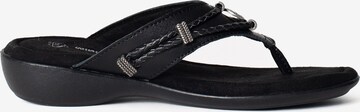 Minnetonka T-bar sandals 'Silverthorne 360' in Black