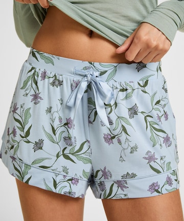 Hunkemöller Korte pyjama in Blauw