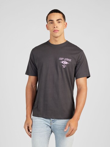 RIP CURL Shirt 'FADE OUT' in Zwart: voorkant