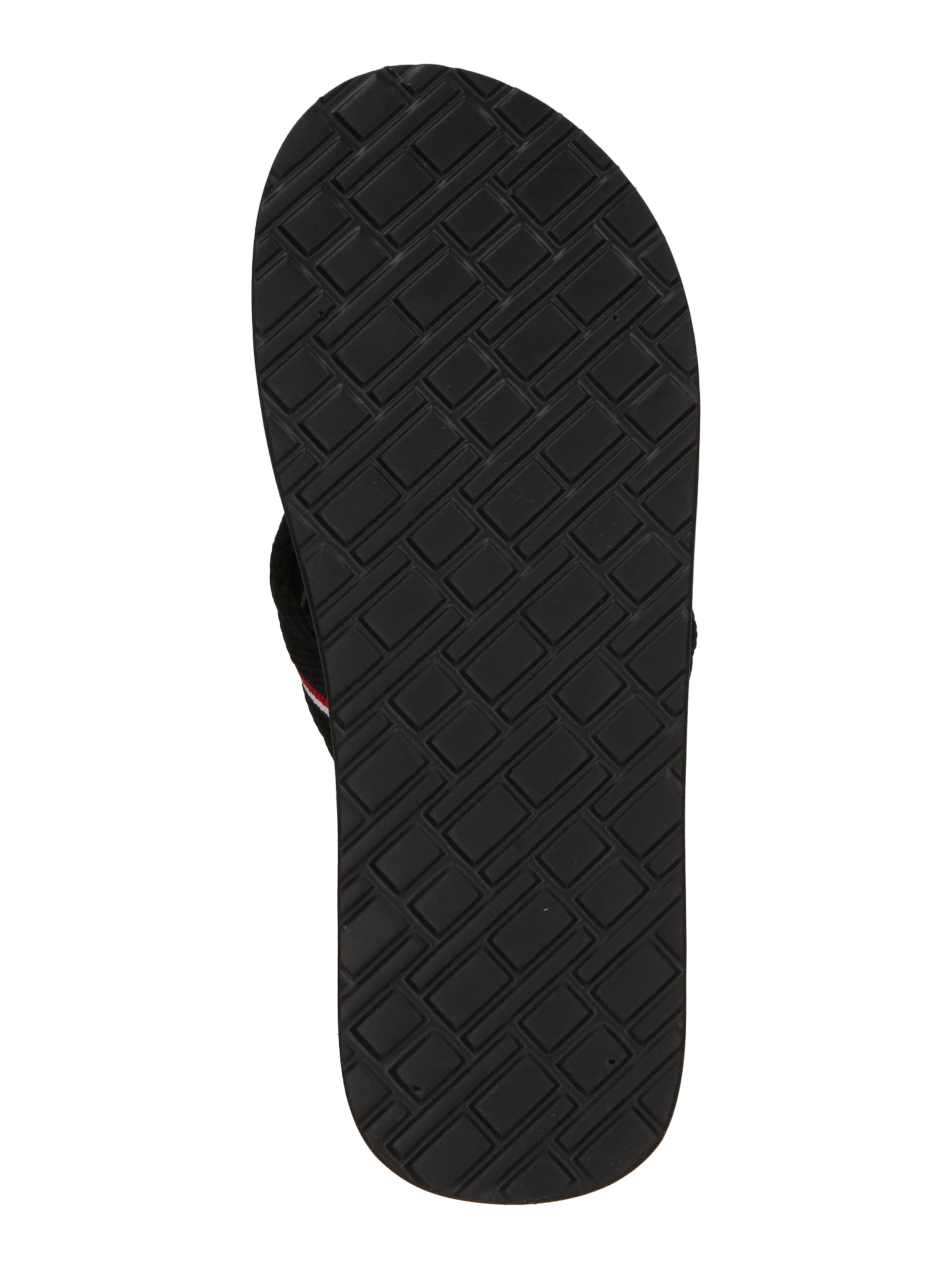 TOMMY HILFIGER Ujjelválasztó-pántos szandál - fekete