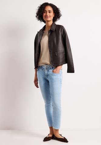 STREET ONE Slimfit Jeans in Blau