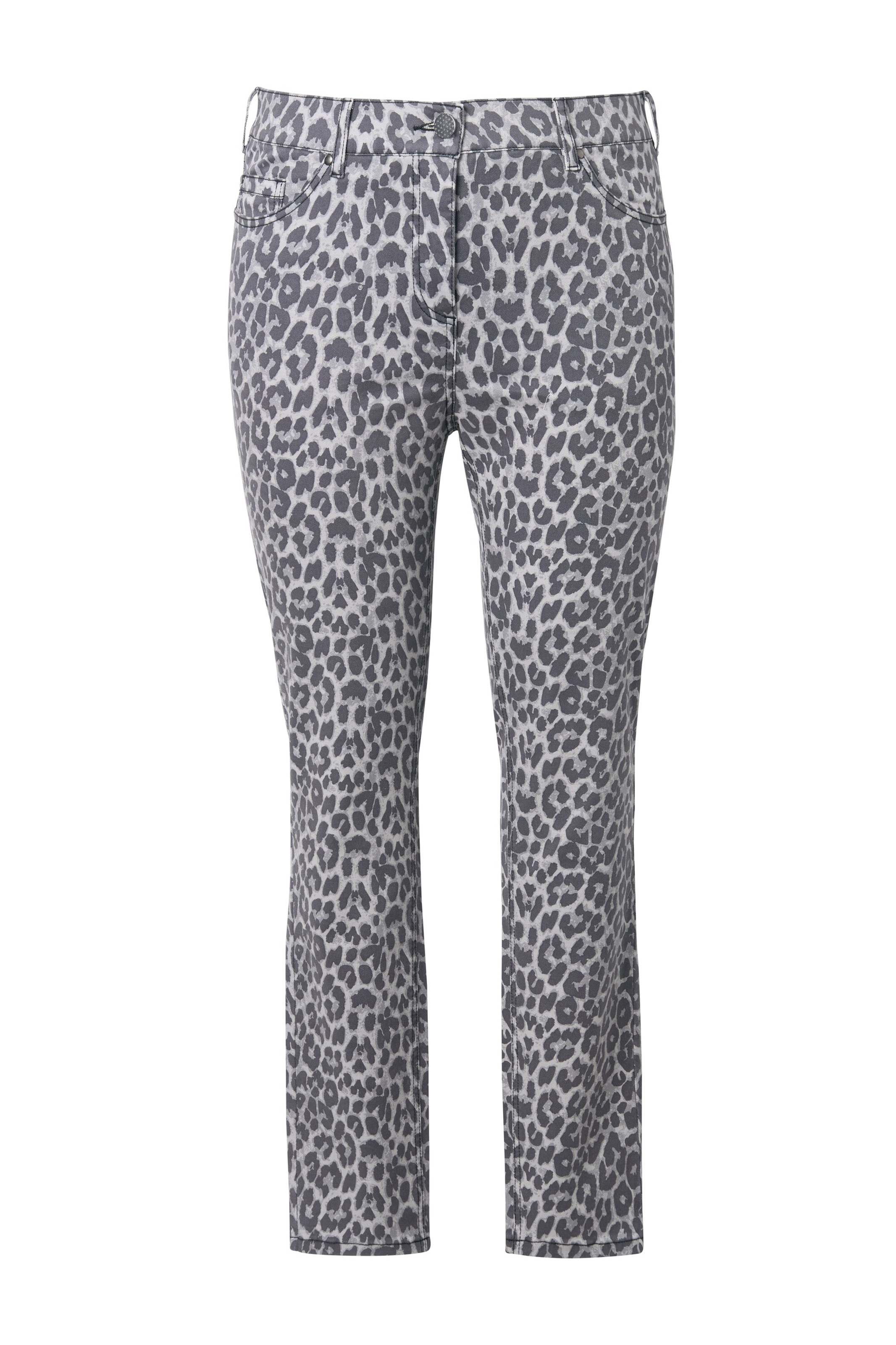 Ulla Popken Skinny Τζιν 'Sarah' σε γκρι: μπροστά