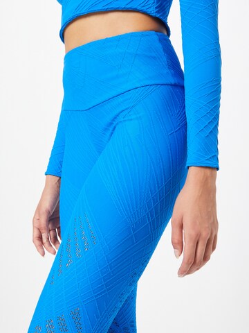 Skinny Pantalon de sport 'Selenite' Onzie en bleu